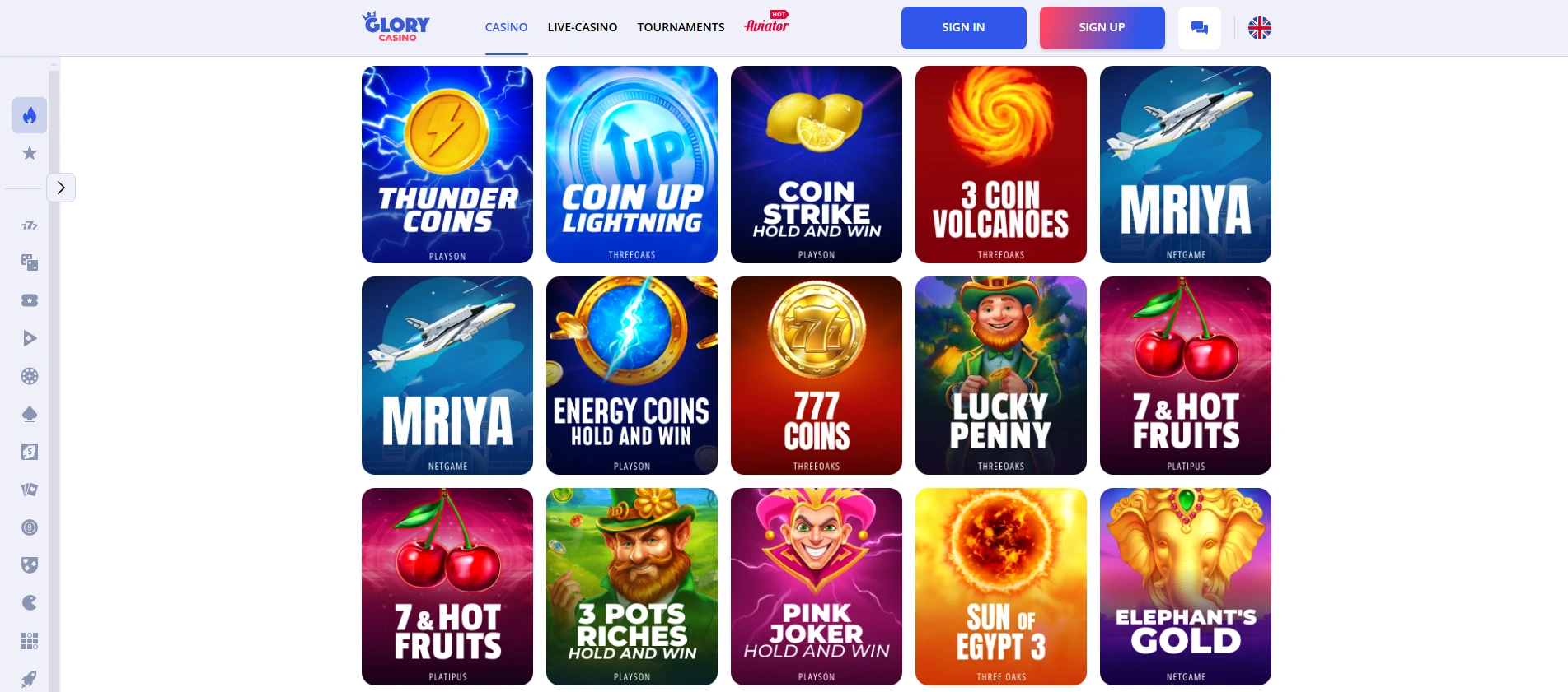 Security and privacy Glory casino